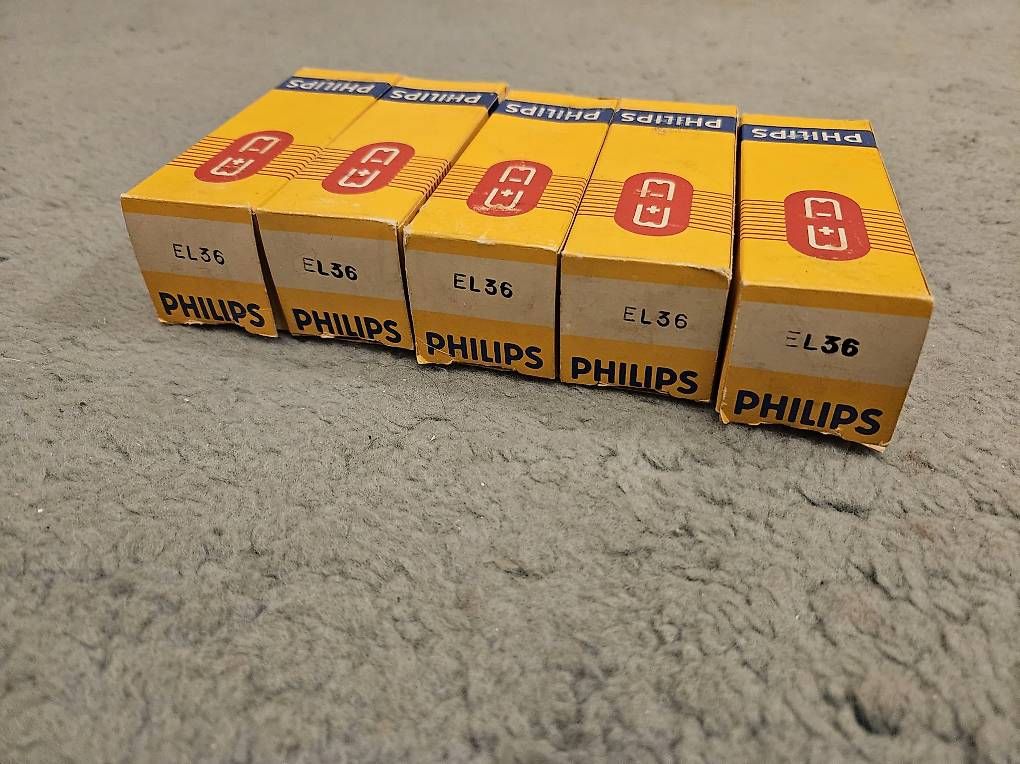 Philips Radio: Valvole Philips  EL 36 - 5 pezzi Röhen – Nuovo e nell'imballaggio originale da Viganello venduto da Alpha1997 1