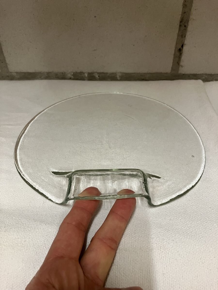 Piatti di portata: Glasteller mit “Griff” - Durchmesser ca. 21cm – Usato da Wettingen venduto da BAG4478 1