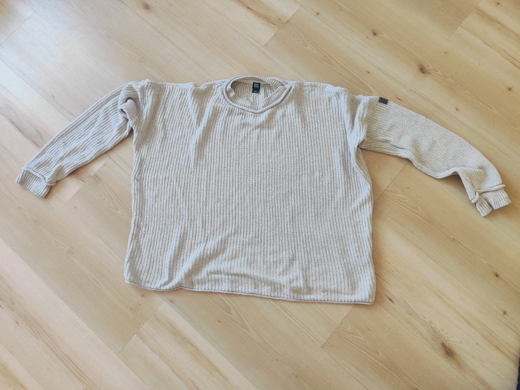Maglioni & Felpe: Original BDG Strickpullover in Beige, Grösse L, unisex – Usato da Lichtensteig venduto da legasto08