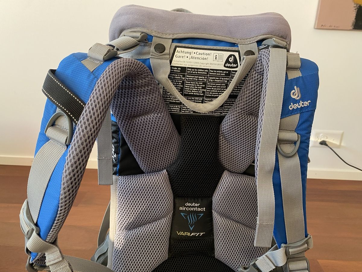 Deuter Bauch- & Rückentragen: Deuter Kid Comfort 2 blue color – Gebraucht aus zurich von CK8037 3
