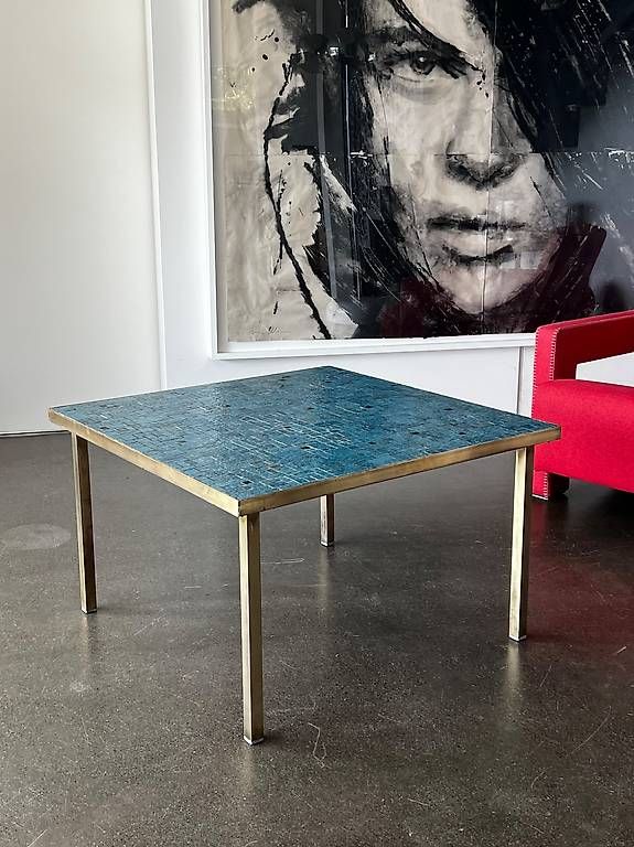 Tables: Brutalist Mosaic and brass coffee table  – D'occasion à Oberägeri par Theonose74 3