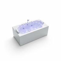Whirlpool LED Wanne Spa Indoor Badewanne Whirlwanne