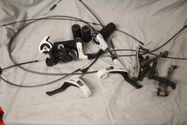 SRAM 9.0 SL Schalt/Bremsset in Weiss inkl. Avid Bremsen