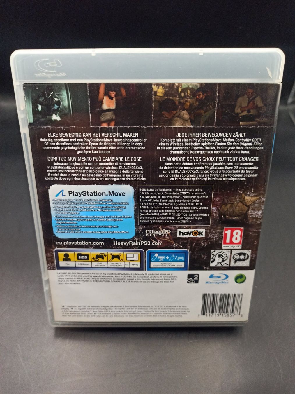 Giochi: Heavy Rain Move Edition PS3 TOP – Usato da Oberweningen venduto da mar_87mx 1