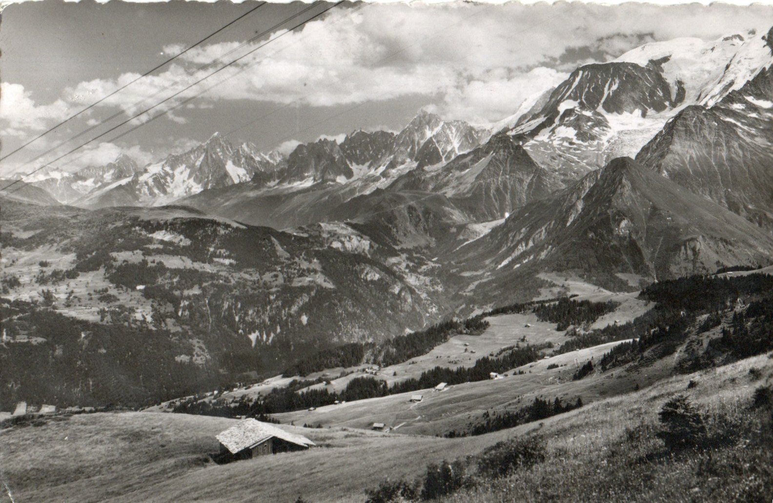 Cartoline postali: Le Massif du Mont Blanc – Usato da Melano venduto da pisonsdro