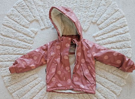 Regenjacke Killtec mit Teddyfutter Grösse 86/92 rosa