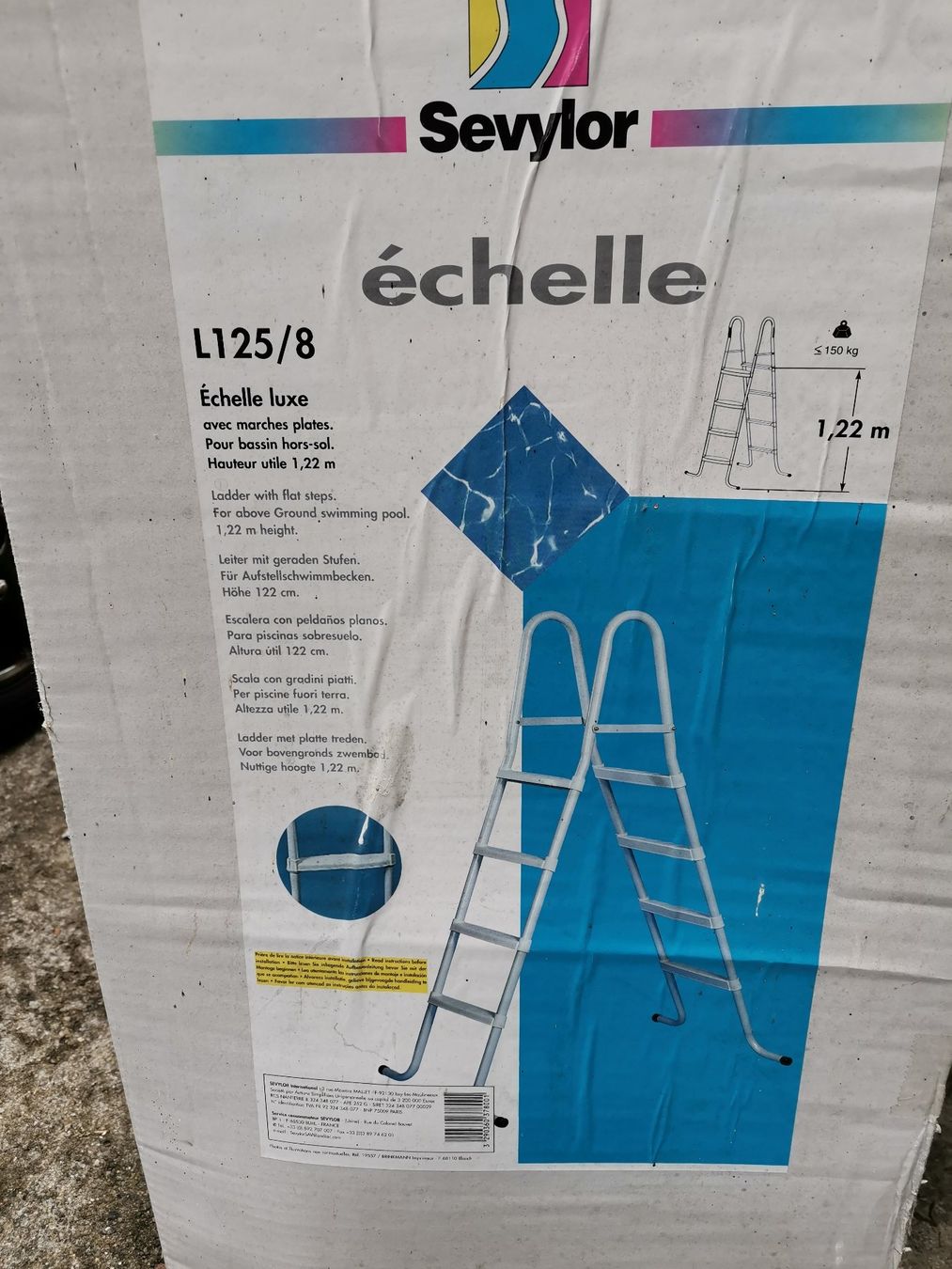 Scale: Poolleiter Sevylor Échelle Luxe / NEU – Nuovo e nell'imballaggio originale da Suhr venduto da Brocki-Suhr