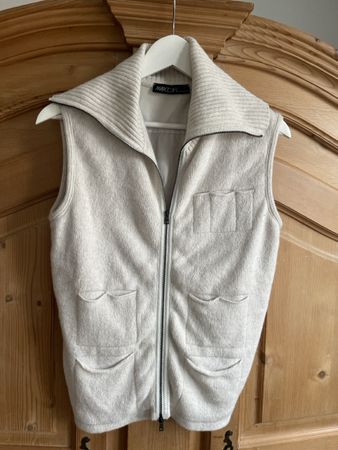 Marc Cain Strickweste Gr. N3 38 offwhite