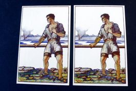 2x BUNDESFEIER - POSTKARTE, 1924. Ungelaufen