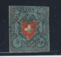 Rayon 15I Typ 15 gestempelt / Befund