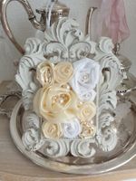 Bild Rosen Barock Shabby Chic Vintage Stoffblumen Spitze
