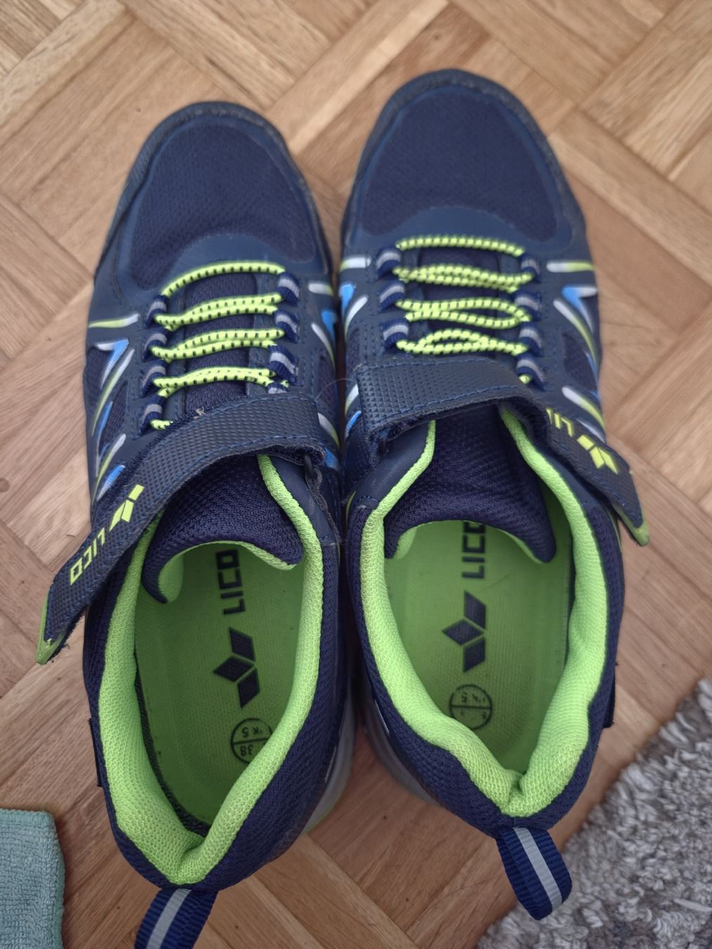 Scarpe da uomo: Lico Wanderschuhe blau grün Grösse 38 – Usato da St.Gallen venduto da Avena135 3