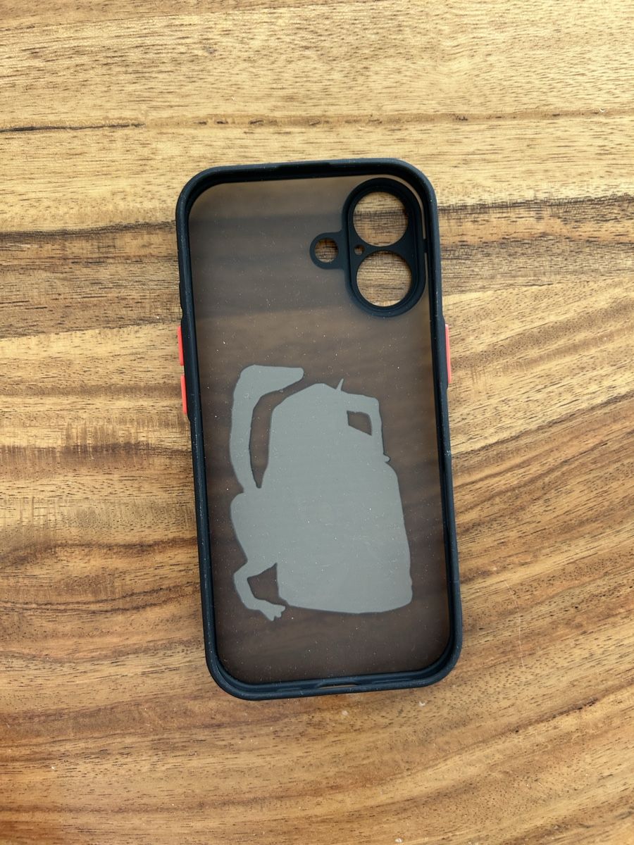 Cover & Protezioni schermo: iPhone case with a cool cat design. New! – Nuovo e nell'imballaggio originale da Saland venduto da ele_vc96 1