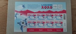 2019  Lausanne 2020 Olympische Jugend-Winte Bogen Postfrisch