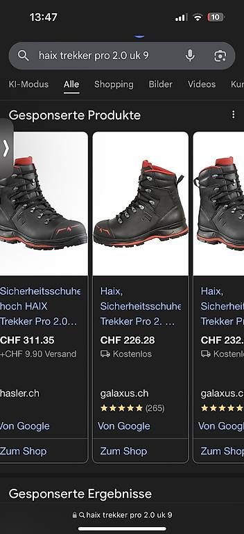 Scarpe da uomo: HAIX trekker pro 2.0 – Usato da Horgen venduto da Raman77 4