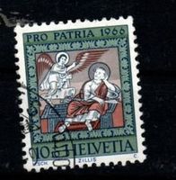 1966 - PP / Bildnis und Deckengemälde, Kirche von Zillis