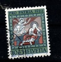1966 - PP / Bildnis und Deckengemälde, Kirche von Zillis