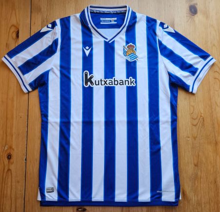 Real Sociedad San Sebastián Trikot Macron NEU Gr. S Spanien