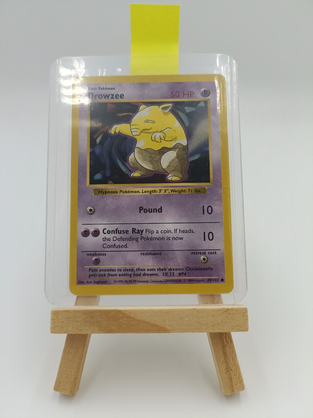 Cartoline: Pokemon Karte Drowzee Vintage Shadowless – Usato da Zihlschlacht venduto da Sir_Lonedrinker