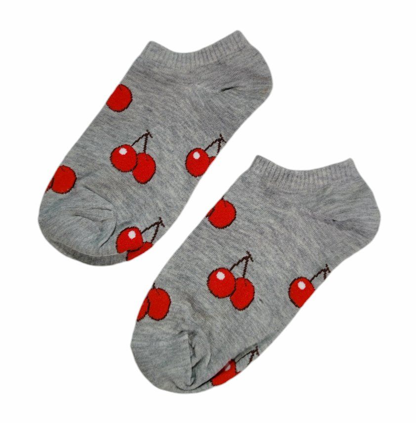 Calze: Sneaker-Socken Kirschen / Cherries – Nuovo e nell'imballaggio originale da Zürich venduto da amysmith 1