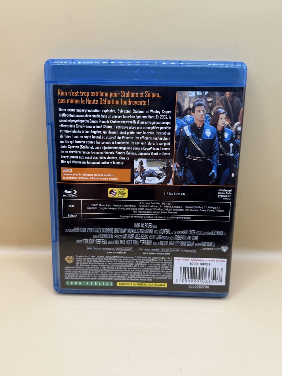 Alle DVDs: Blu-ray Demolition Man Stallone Snipes – Gebraucht aus Genève von sho_67qj 1