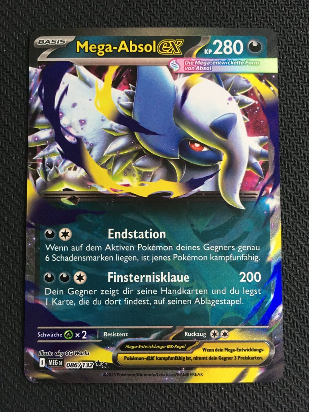Pokémon Sammelbilder & Trading cards: Pokémon - MEG 086 Mega Absol ex - Mega-Entwicklung -DE- – Neu (gemäss Beschreibung) aus St.Gallen von Punktchen01