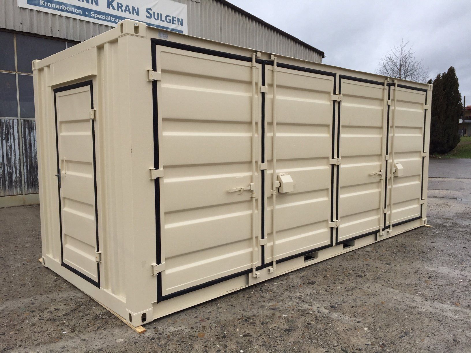 Baucontainer: 20' Lagercontainer Open Side PTS – Neu (gemäss Beschreibung) aus Kradolf von BKSAG 2