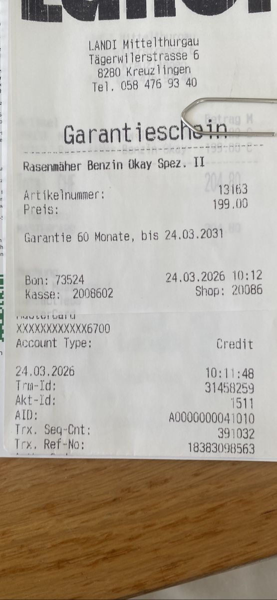 Tagliaerba: Rasenmäher , landi, Benzin Motor – Usato da Landschlacht venduto da Barbara_1 3