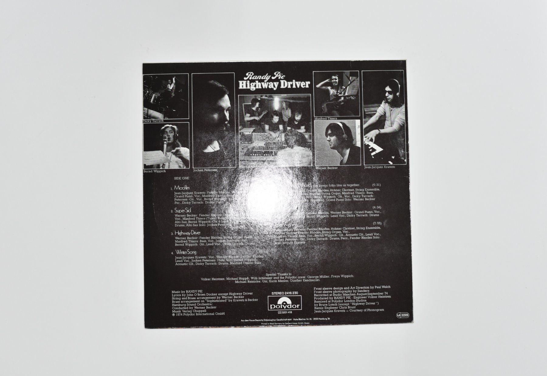 Dischi in vinile: Schallpatte Randy Pie - Highway Driver – Usato da Glis venduto da AtelierManus 1