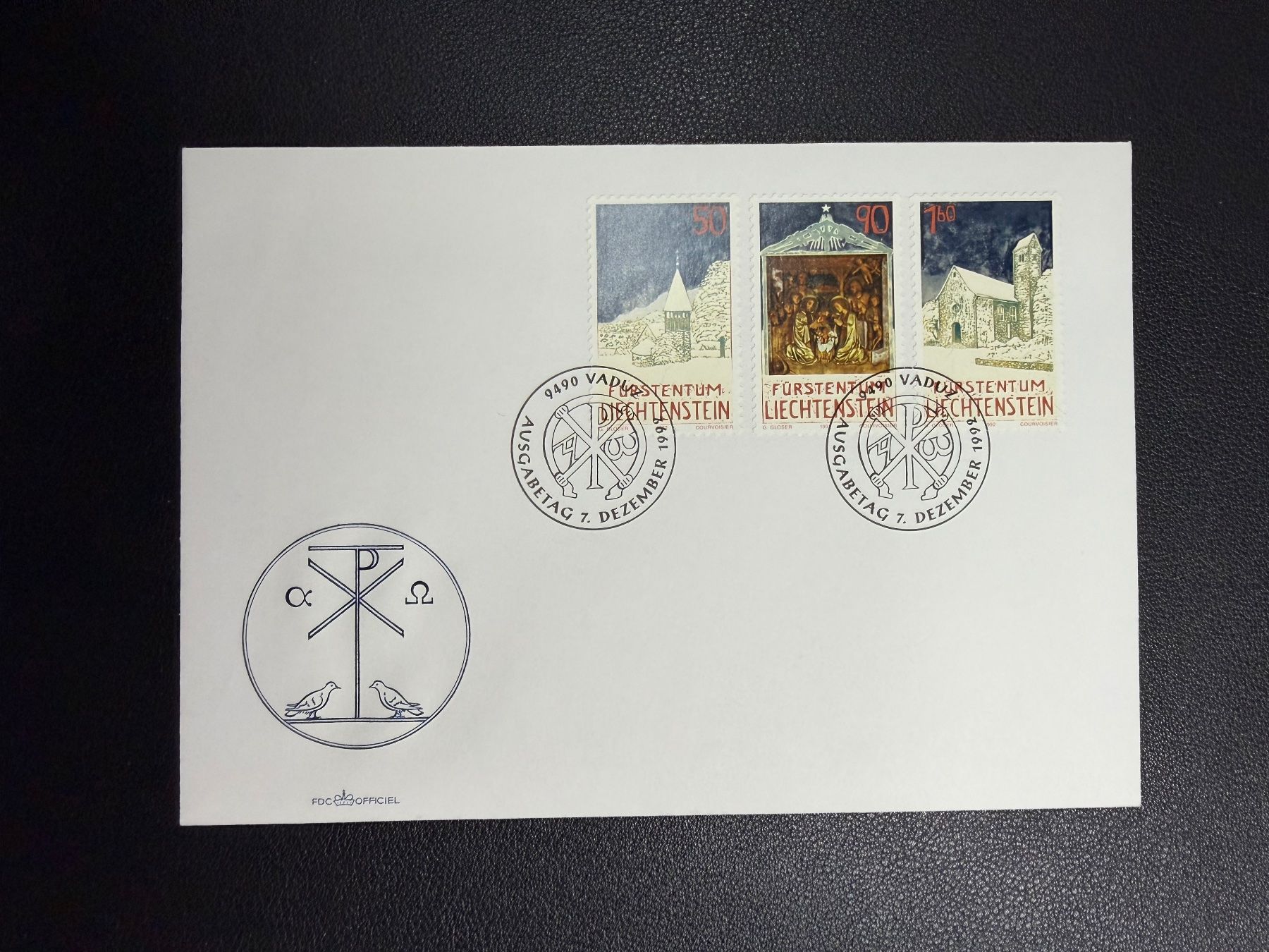 Alle Briefmarken: Liechtenstein FDC 1992 – Gebraucht aus oberrüti von jeanmei