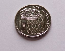 1 Franc Monaco 1986