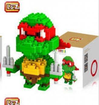 Nanoblock Kit di costruzioni: 9140 Loz - Turtles - Raphael – Nuovo e nell'imballaggio originale da Hochdorf venduto da ruest-online