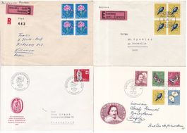 40 Stk. Alte CH Briefe, Böglis, Karten etc.