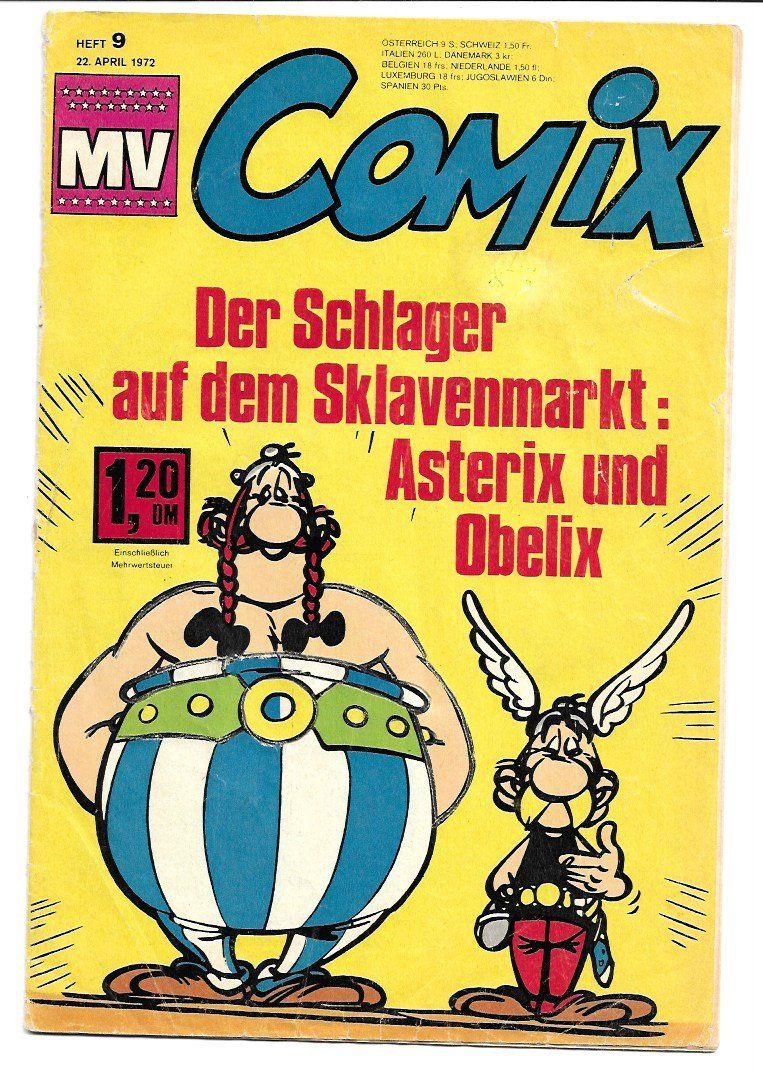 BD: MV Comix 1972 Heft 9, Asterix und Superman, Mickyvision – D'occasion à Winterthur par Wolfensberg