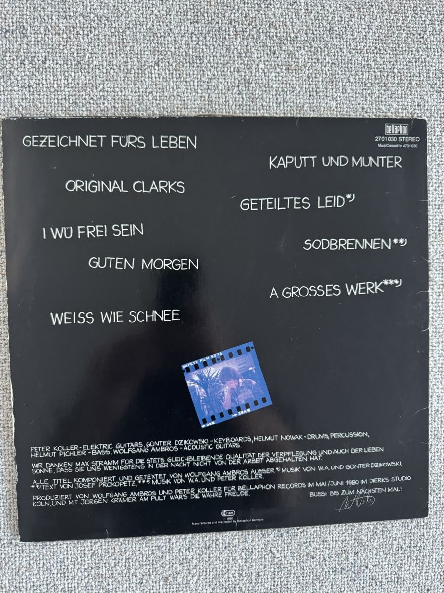 Dischi in vinile: Ambros - Weiss wie Schnee - LP – Usato da Rorbas venduto da BlackstarRecords 1