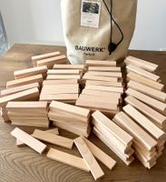 TOP 🩷 BAUWERK Kapla 300+ Holz Bausteine Bauklötze