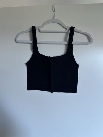 Zara Crop Top schwarz Grösse M guter Zustand