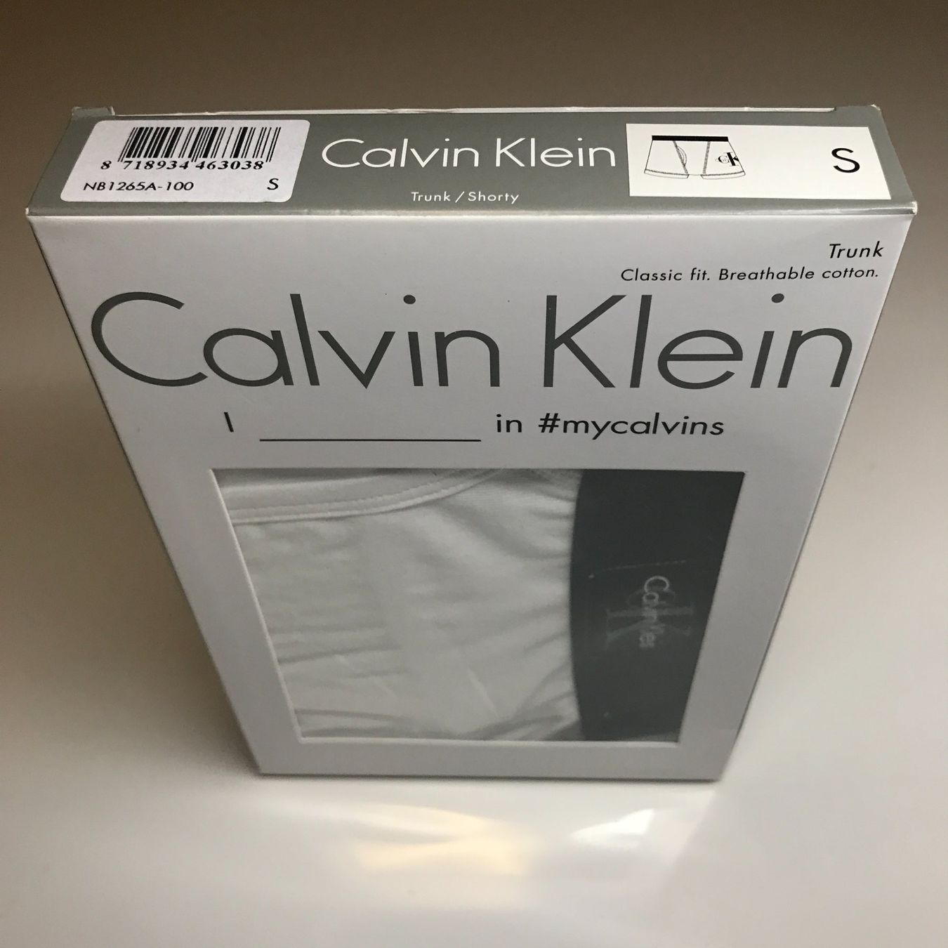 Calvin Klein Unterwäsche: Original Calvin Klein Unterwasche 1 Trunk Gr. S – Neu und originalverpackt aus luzern von ARNI. 1