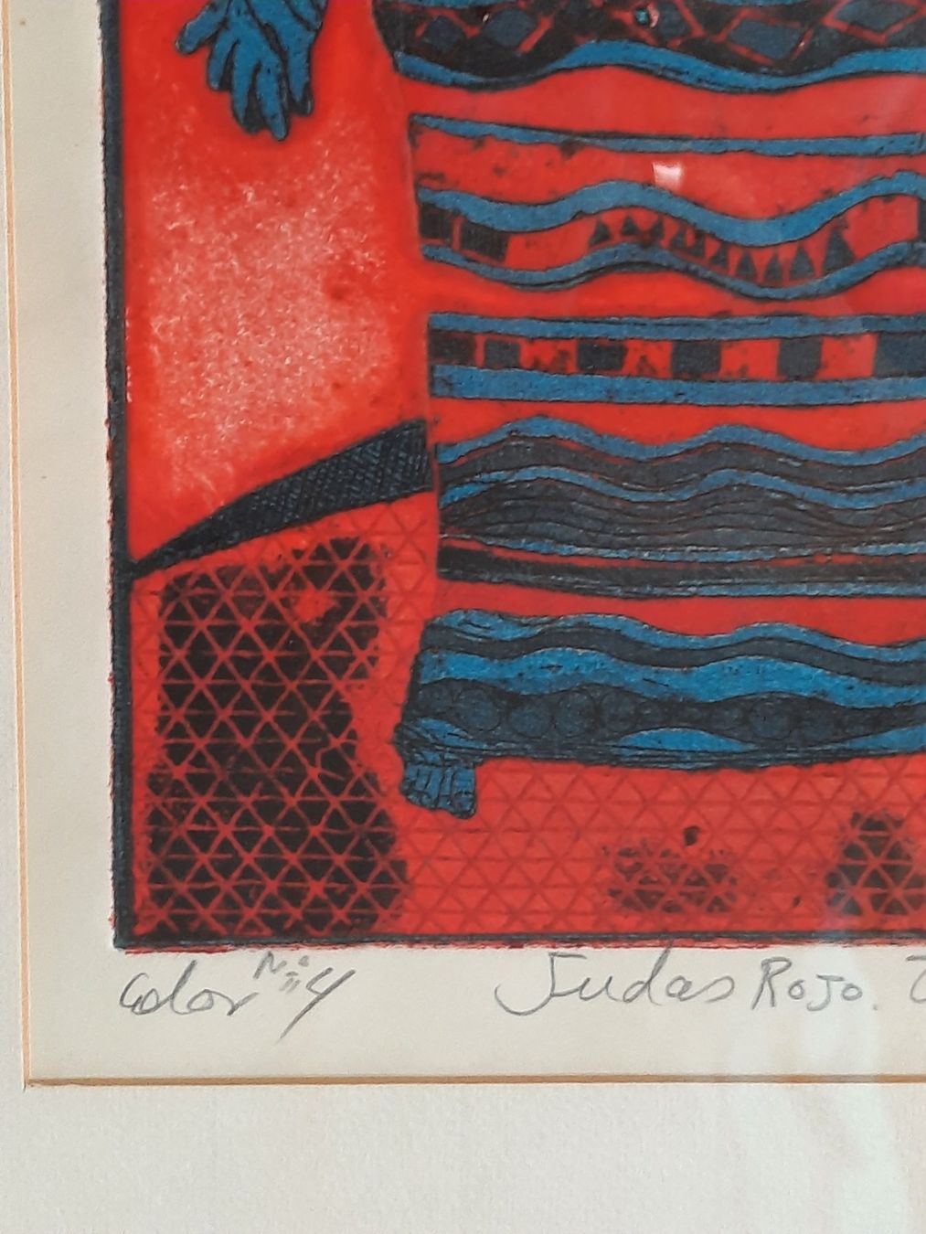 Grafica & Litografie: Lithographie handsigniert - Teodulo Romulo, Mexico – Usato da Dietikon venduto da stromer7 3