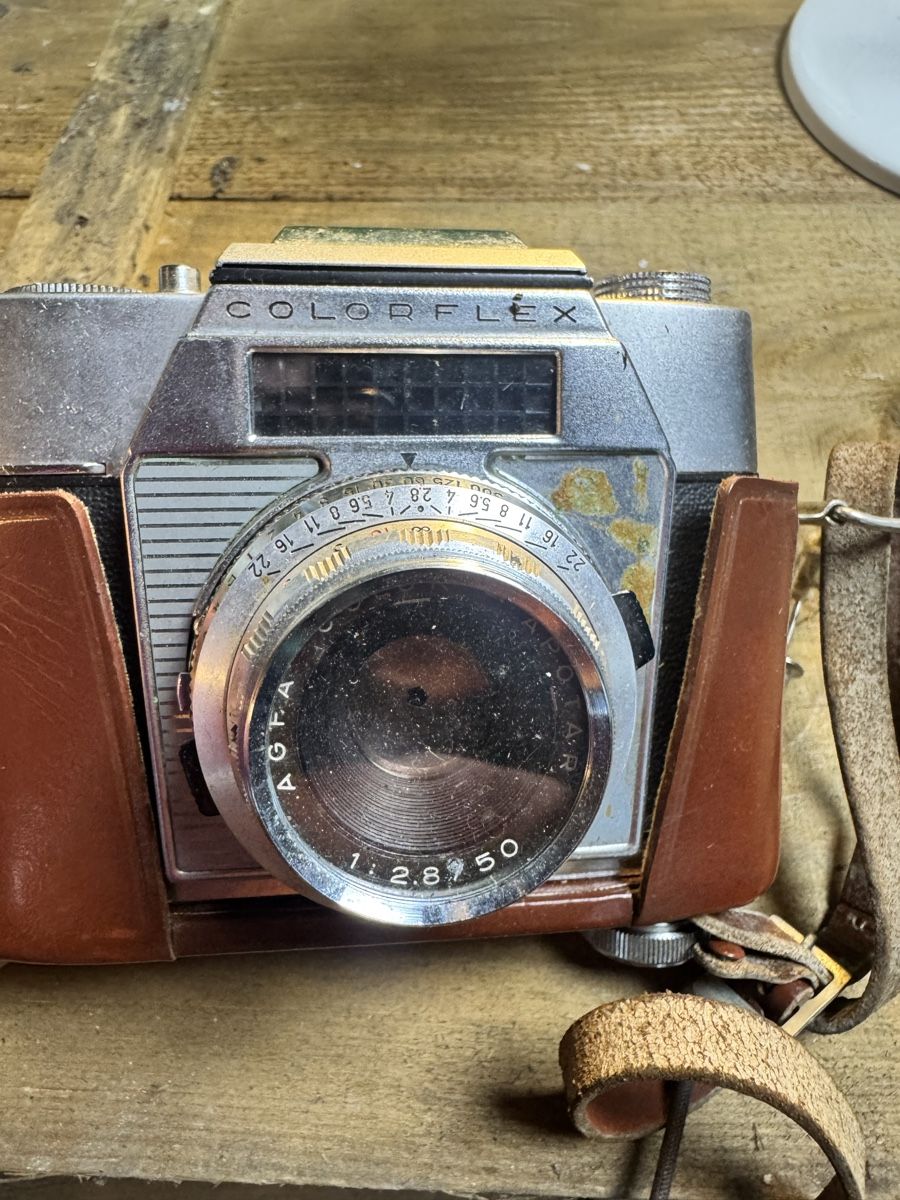 Agfa Fotocamera: Agfa Colorflex Kamera mit Ledertasche. Vintage fli – Usato da Küttigen venduto da Melisch1000 1