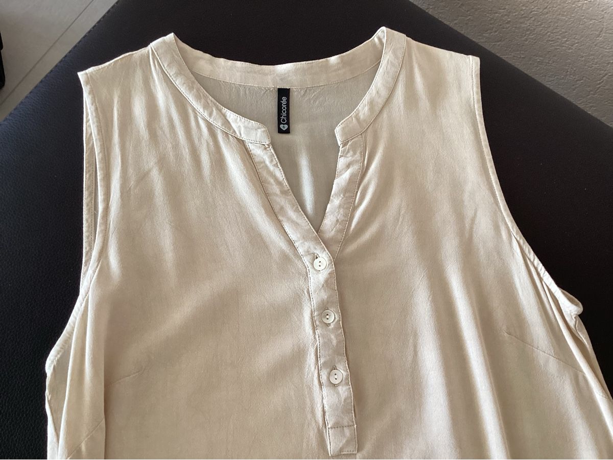 Tuniche: Chicorée Sommer Tunika Beige Gr. S, Neuwertig. – Nuovo (secondo la descrizione) da Cham venduto da Lanza08 1