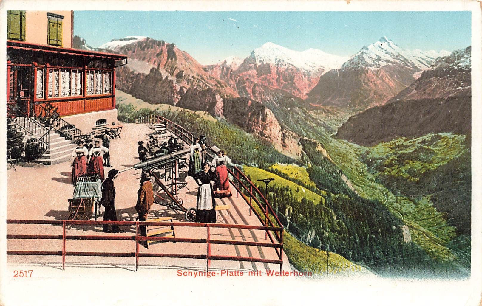 Cartoline postali: Schynige Platte wetterhorn – Usato da Biasca venduto da Blenio71