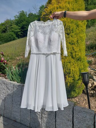 Cocktailkleid- kurzes Brautkleid