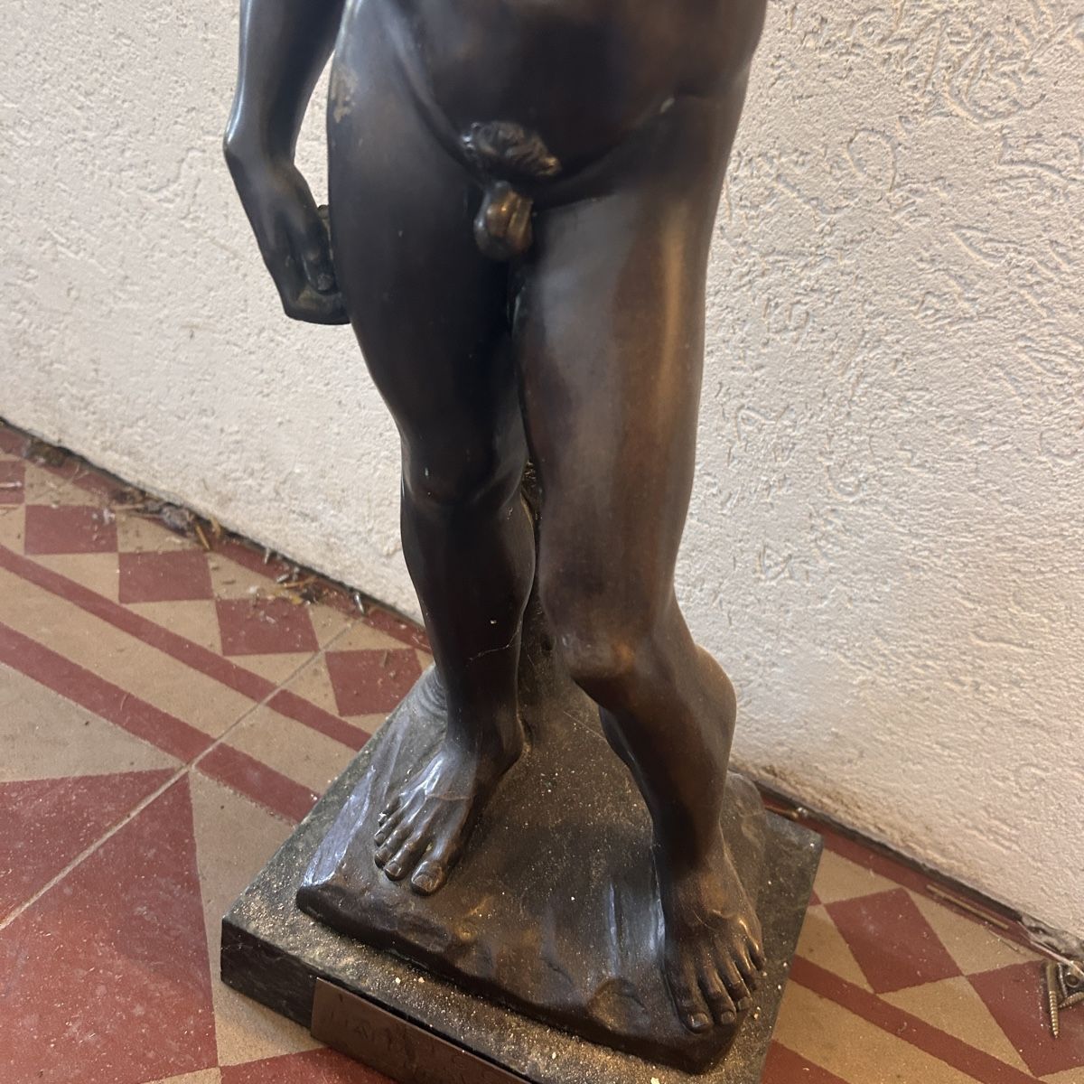 Sculture & Statue: Antike Bronze David Figur, datiert 1947, Firenze – Usato da Laufen venduto da belleskulptur 1