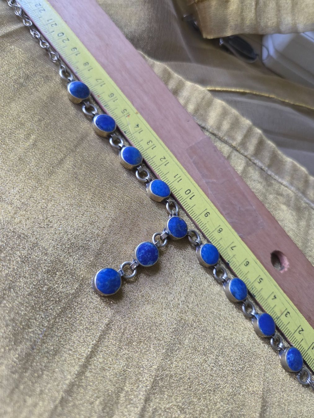 Colliers: Wunderschöne Halskette Collier mit edlem echtem Lapislazuli – D'occasion à Basel par ivoli 5
