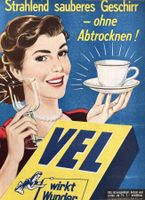 Vel Spülmittel - Alte Werbung / Anciennes publicité 1951