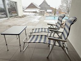 Federleichte Sitzgruppe für Camping