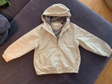 Windjacke Beige Zara, Gr. 128