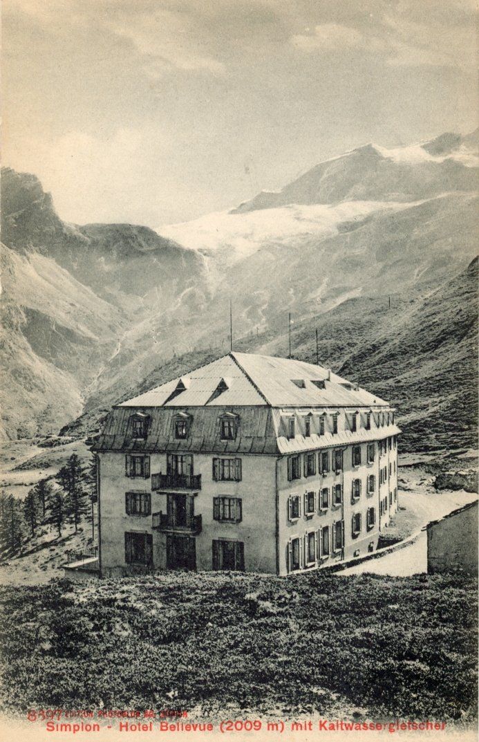 Cartoline postali: Simplon - Pass  VS   und -Adler    6  diverse Karten – Usato da Brig venduto da Valcards54 5