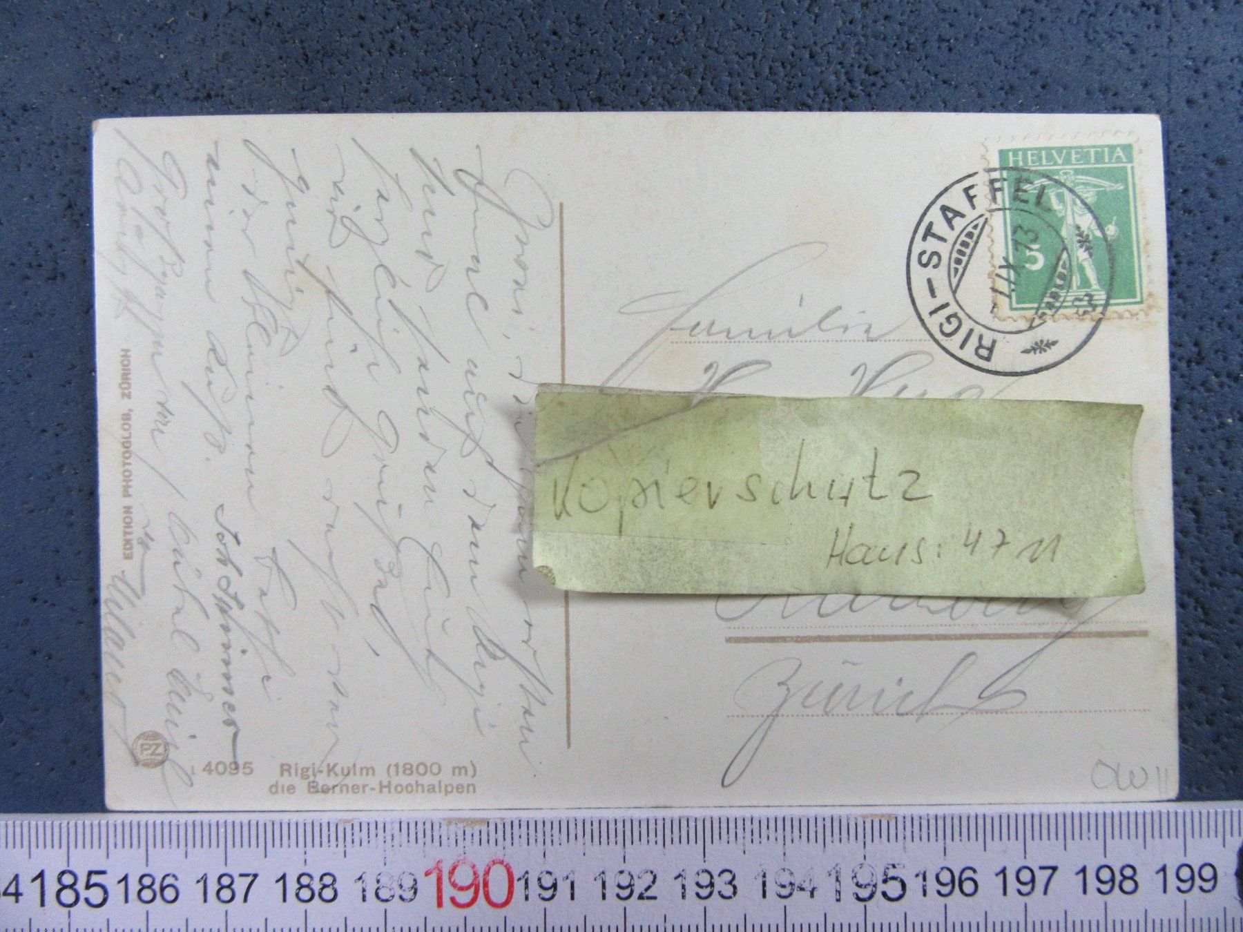 Cartoline postali: RIGI-STAFFEL 1913 AK ONW – Usato da Ettingen venduto da Hausi4711 1